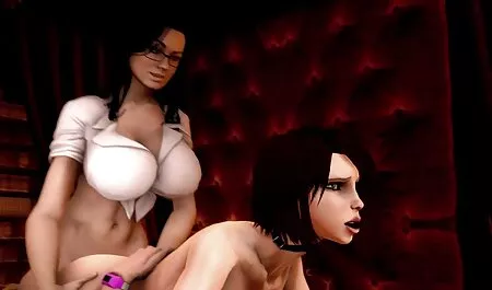 Brothers Horny the show stopper hentai managed to push a dildo in the butt sisters